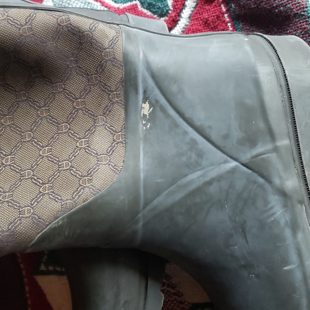 ETIENNE AIGNER E-Wakely Rain Boots / Wellingtons - Designer - 10M - GVC - Picture 12 of 13